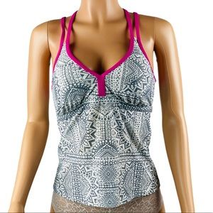 Women's Geometric Print Tankini Top